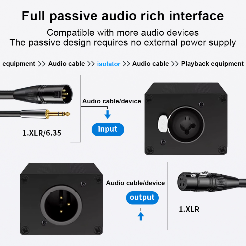 Audio Isolator XLR 6.35mm Sing - Audio Music Dj review and price