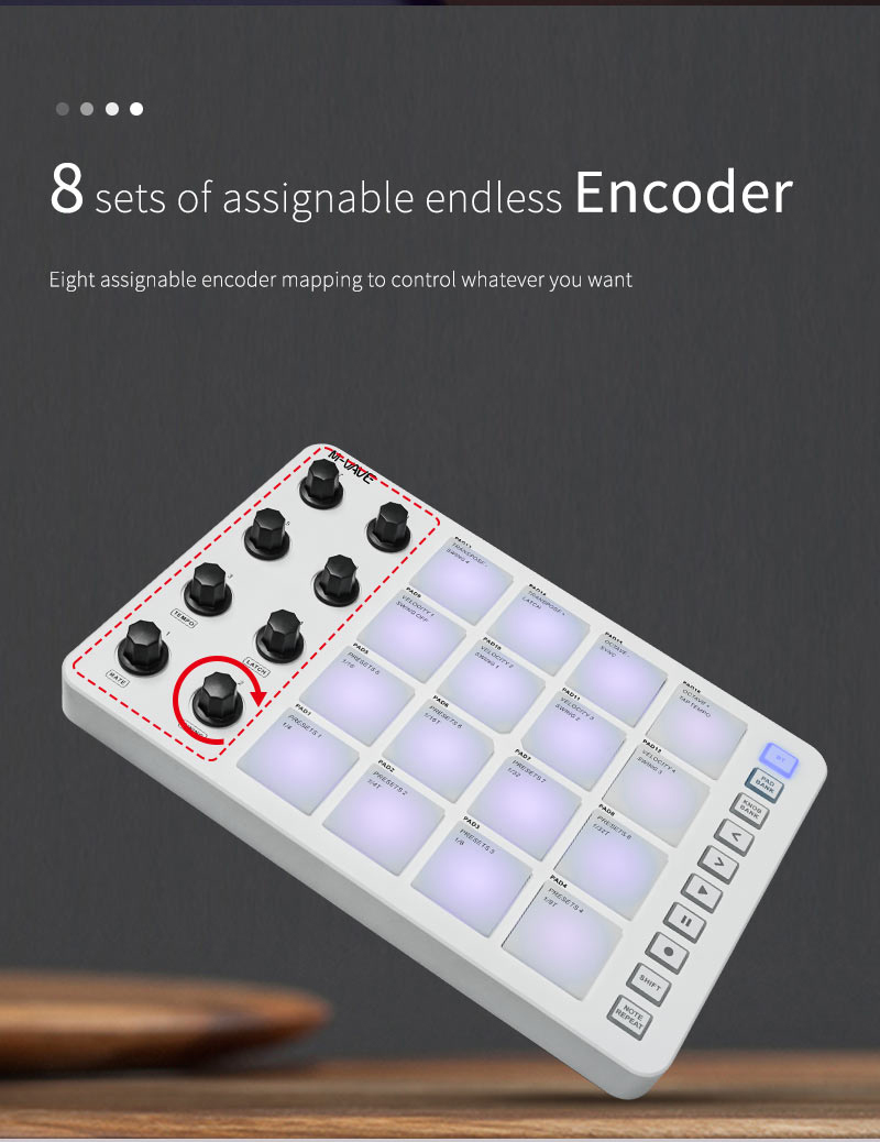 M-Vave SMC-PAD LaunchPad Desig - Midi Controller Pad review and price