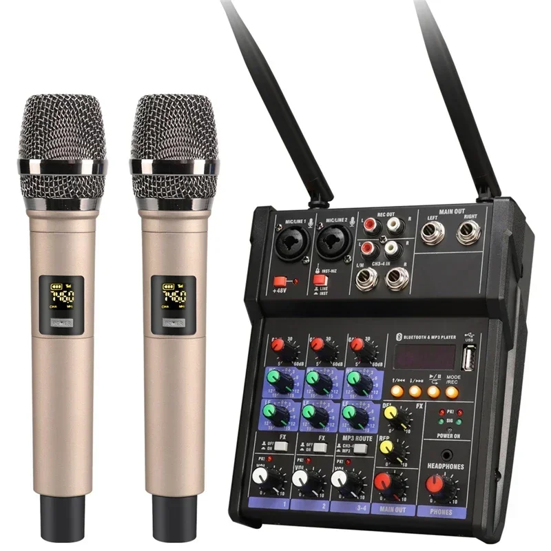 4 Channel USB Audio Mixer with - Audio Music Dj review and price
